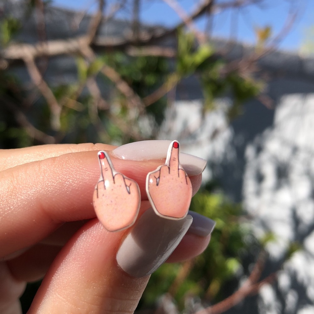 🎉Host Pick🎉F$CK YOU earrings